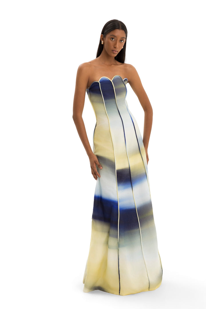 Sea Shell Linen Gown
