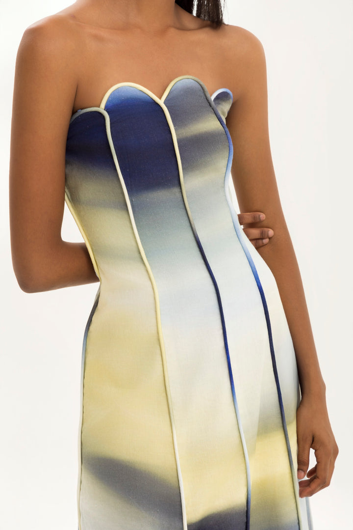 Sea Shell Linen Gown