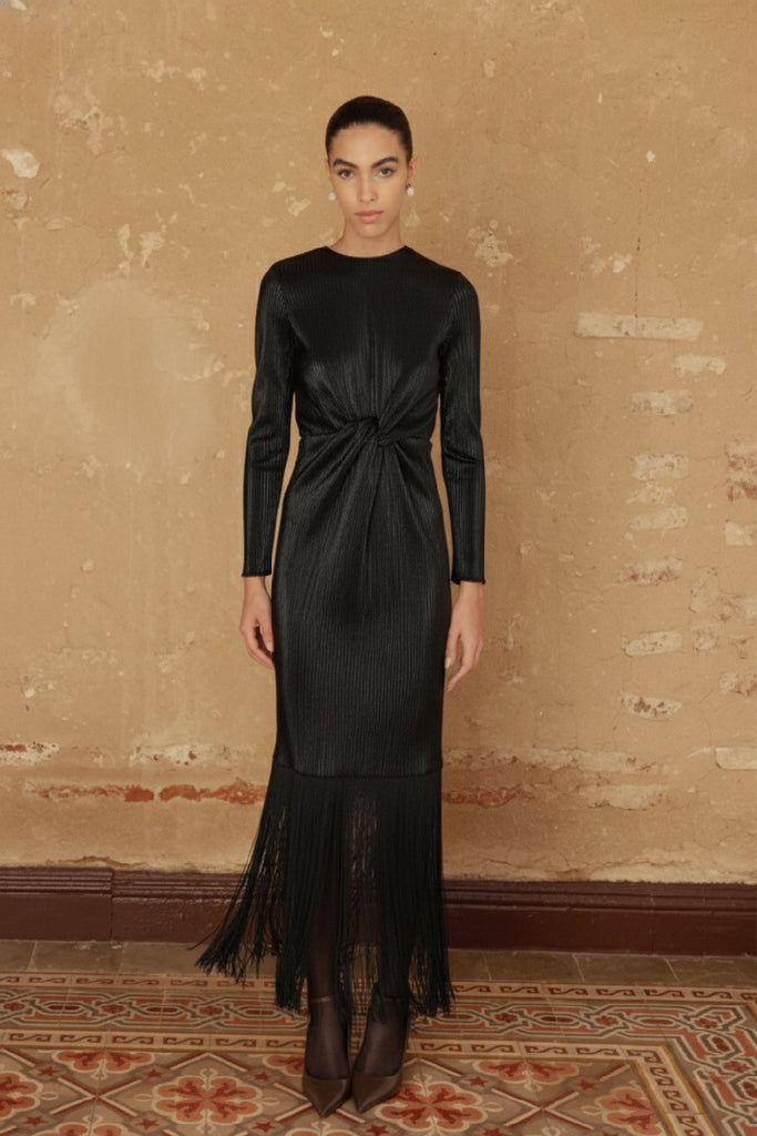 santa maria maxi dress Olive Garden Italian Dressing COLORESUPER_Blu a flouncy upper layer COLOR:HUNTER GREEN