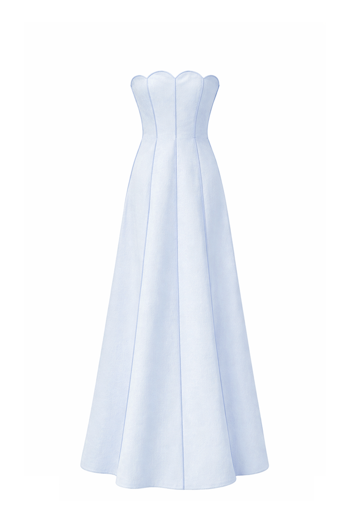 Sea Shell Linen Gown