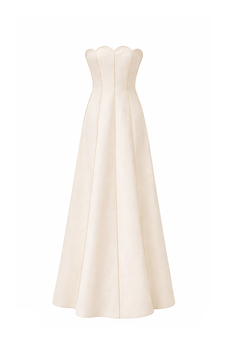 Sea Shell Linen Gown